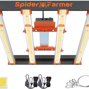 SPIDER FARMER 2024 Latest SE3000 300W LED Grow Light with Samsung LM301B Diodes 3x3ft Coverage Bar Style Grow Light Full Spectrum Uniform Dimmable Daisy Chain Grow Lamp for Indoor Plants